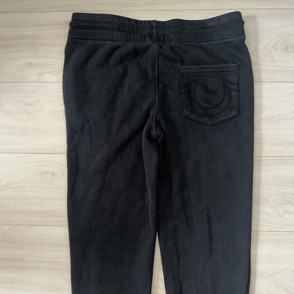 True Religion Men's Crackle Classic Logo Jogger Sweatpants Black Size Small NWT - Picture 4 of 7